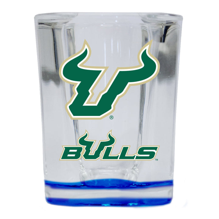 South Florida Bulls 2 Ounce Shot Glass Square Officially Licensed Collegiate Product Image 4