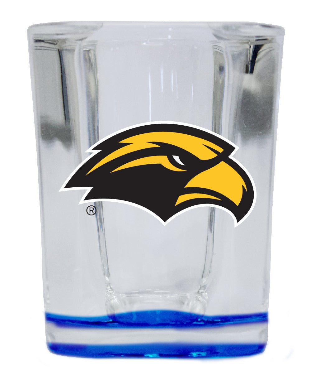 Southern Mississippi Golden Eagles 2 Ounce Shot Glass Square Officially Licensed Collegiate Product Image 1