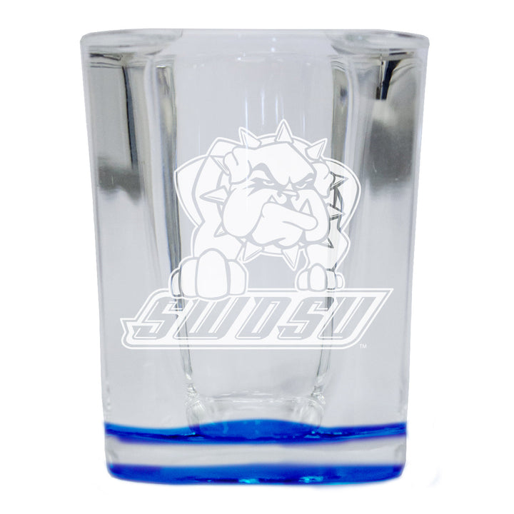 Southwestern Oklahoma State University 2 Ounce Engraved Shot Glass Square Officially Licensed Collegiate Product Image 4