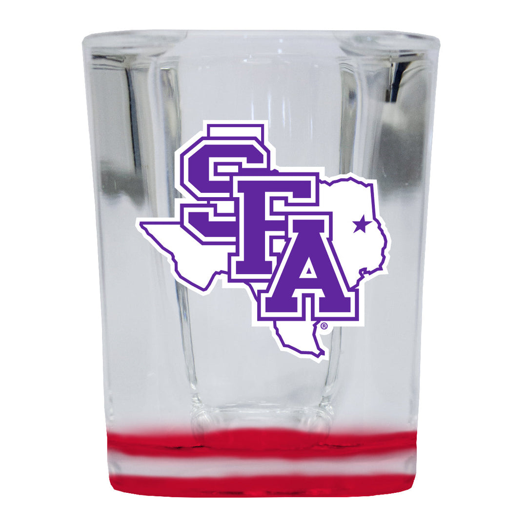 Stephen F. Austin State University 2 Ounce Shot Glass Square Officially Licensed Collegiate Product Image 2