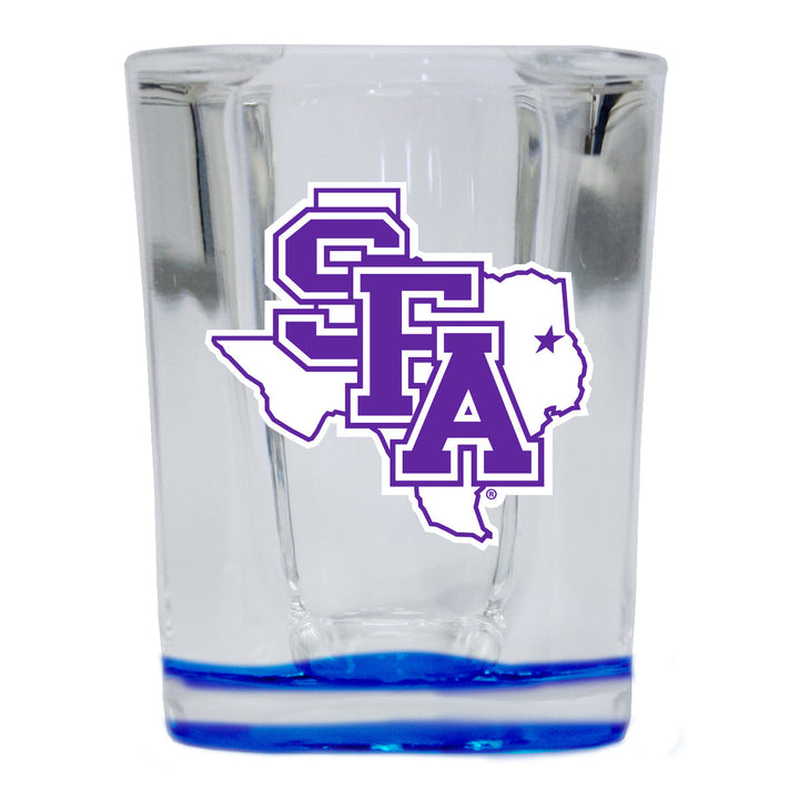 Stephen F. Austin State University 2 Ounce Shot Glass Square Officially Licensed Collegiate Product Image 3