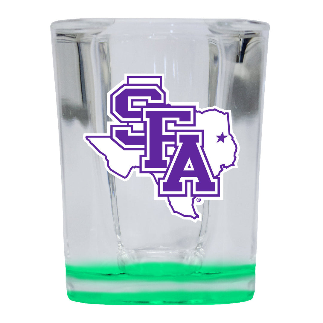 Stephen F. Austin State University 2 Ounce Shot Glass Square Officially Licensed Collegiate Product Image 4