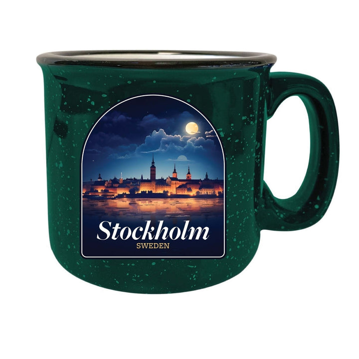 Stockholm Sweden Design B Souvenir 16 oz Ceramic camping mug Image 4