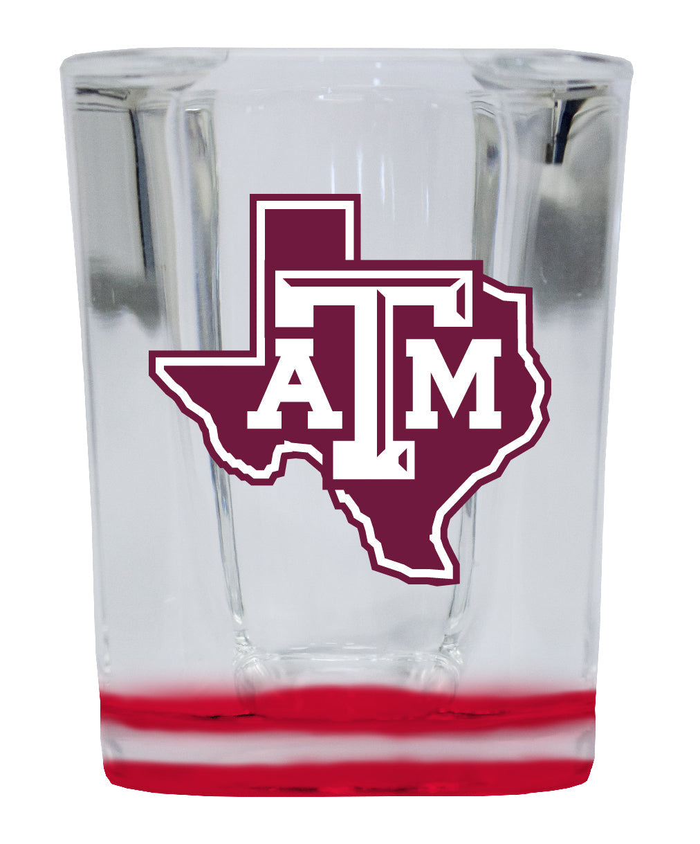 Texas AandM Aggies 2 Ounce Shot Glass Square Officially Licensed Collegiate Product Image 2