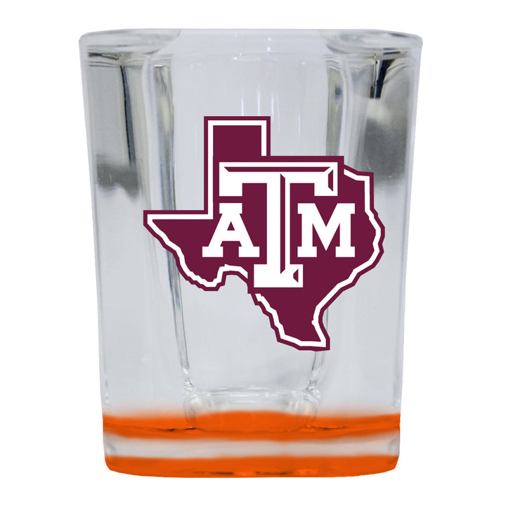 Texas AandM Aggies 2 Ounce Shot Glass Square Officially Licensed Collegiate Product Image 3