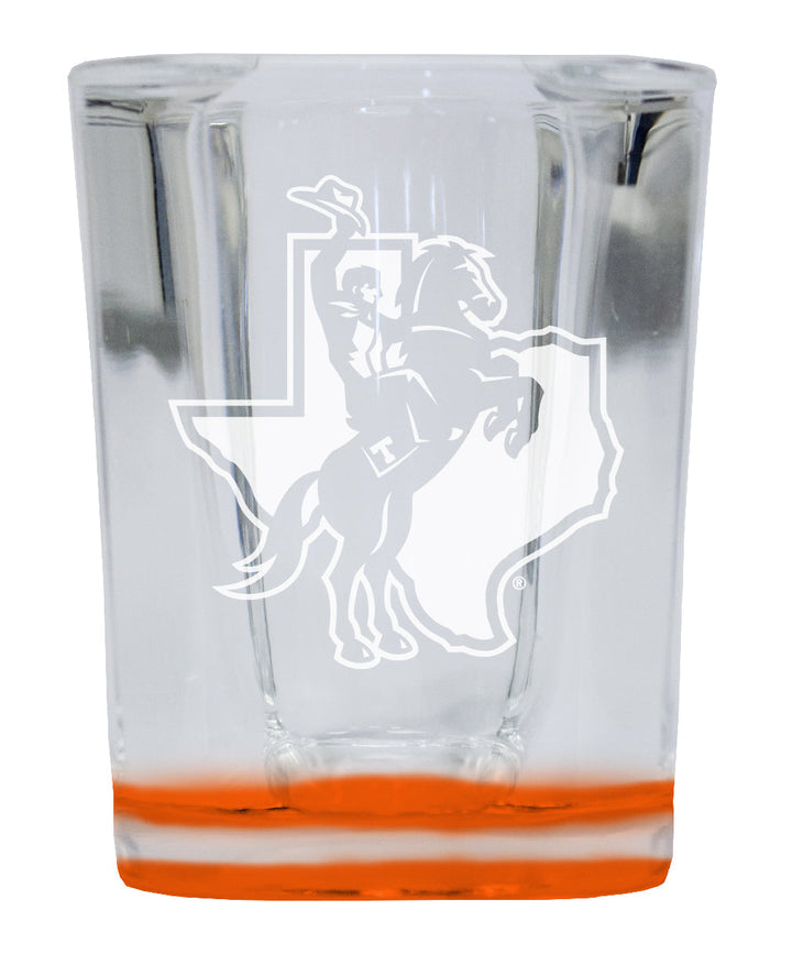 Tarleton State University 2 Ounce Engraved Shot Glass Square Officially Licensed Collegiate Product Image 2