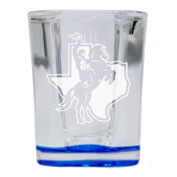 Tarleton State University 2 Ounce Engraved Shot Glass Square Officially Licensed Collegiate Product Image 4