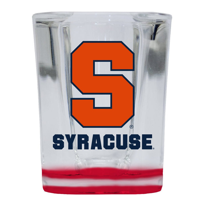 Syracuse Orange 2 Ounce Shot Glass Square Officially Licensed Collegiate Product Image 1