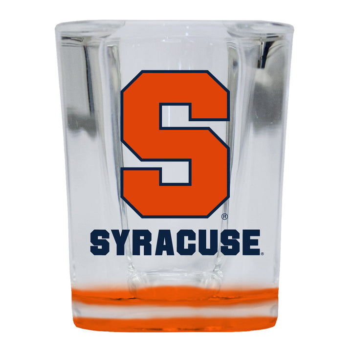 Syracuse Orange 2 Ounce Shot Glass Square Officially Licensed Collegiate Product Image 3