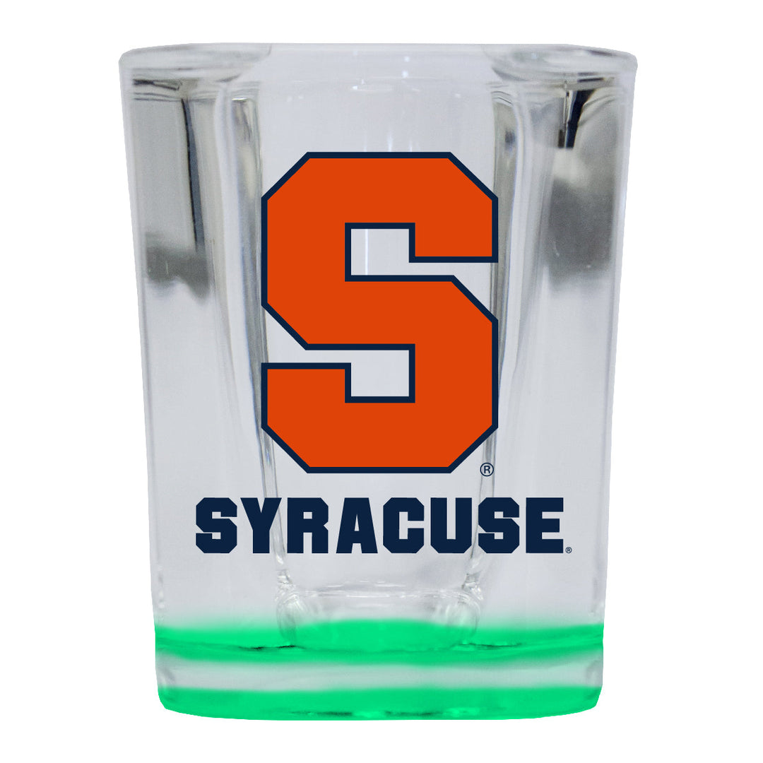 Syracuse Orange 2 Ounce Shot Glass Square Officially Licensed Collegiate Product Image 4