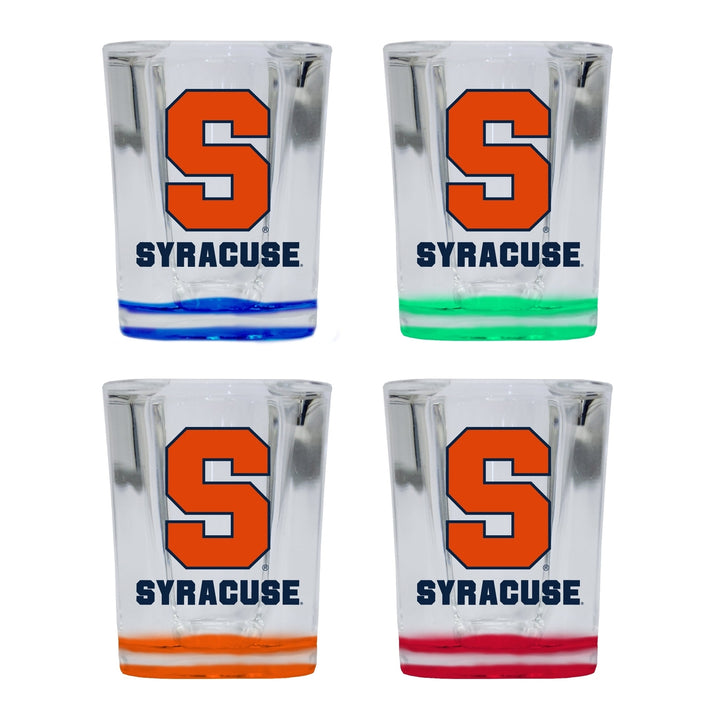 Syracuse Orange 2 Ounce Shot Glass Square Officially Licensed Collegiate Product Image 6