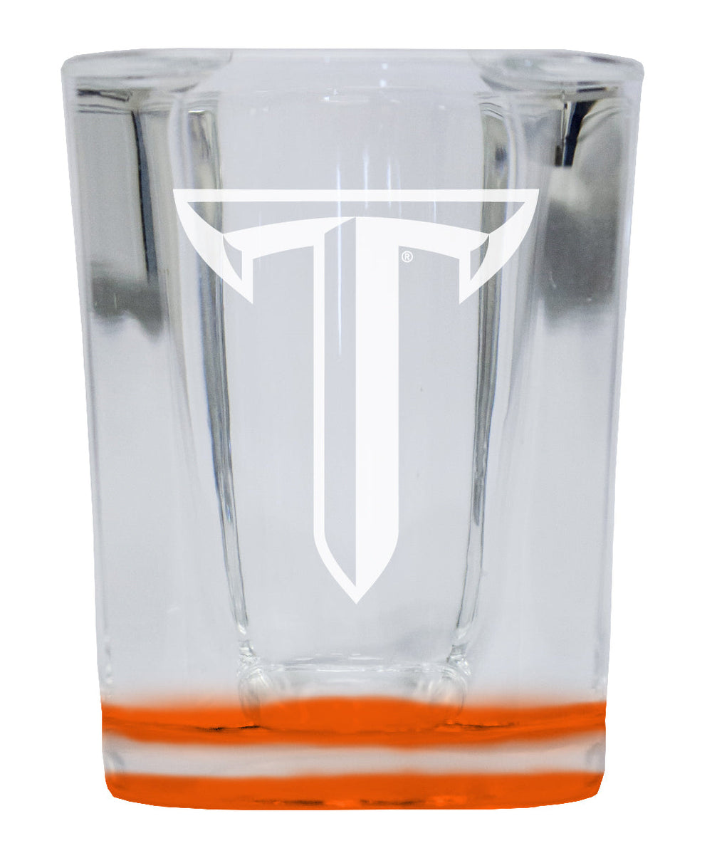 Troy University 2 Ounce Engraved Shot Glass Square Officially Licensed Collegiate Product Image 2