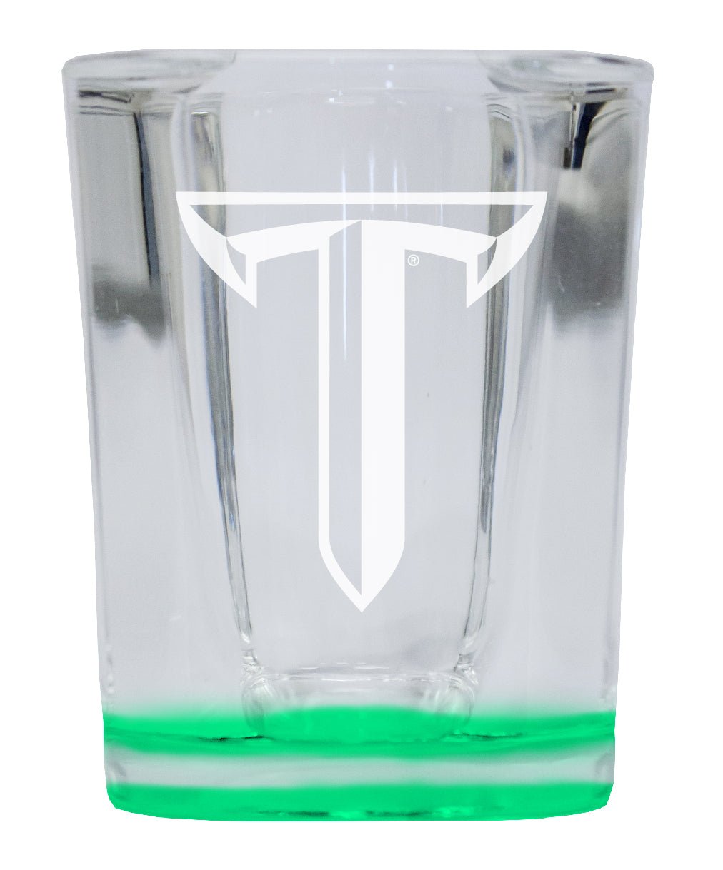 Troy University 2 Ounce Engraved Shot Glass Square Officially Licensed Collegiate Product Image 1