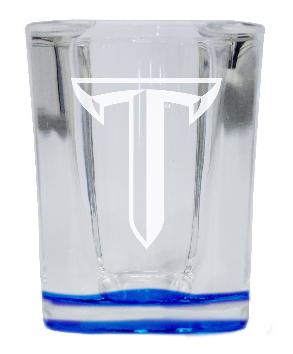 Troy University 2 Ounce Engraved Shot Glass Square Officially Licensed Collegiate Product Image 1