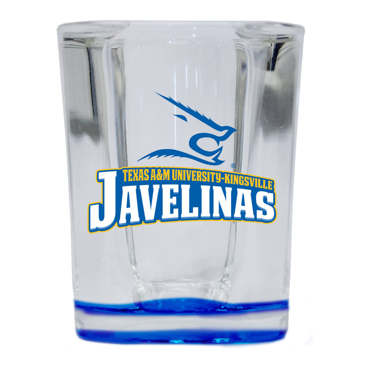 Texas AandM Kingsville Javelinas 2 Ounce Shot Glass Square Officially Licensed Collegiate Product Image 4