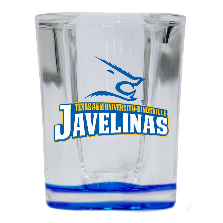 Texas AandM Kingsville Javelinas 2 Ounce Shot Glass Square Officially Licensed Collegiate Product Image 1