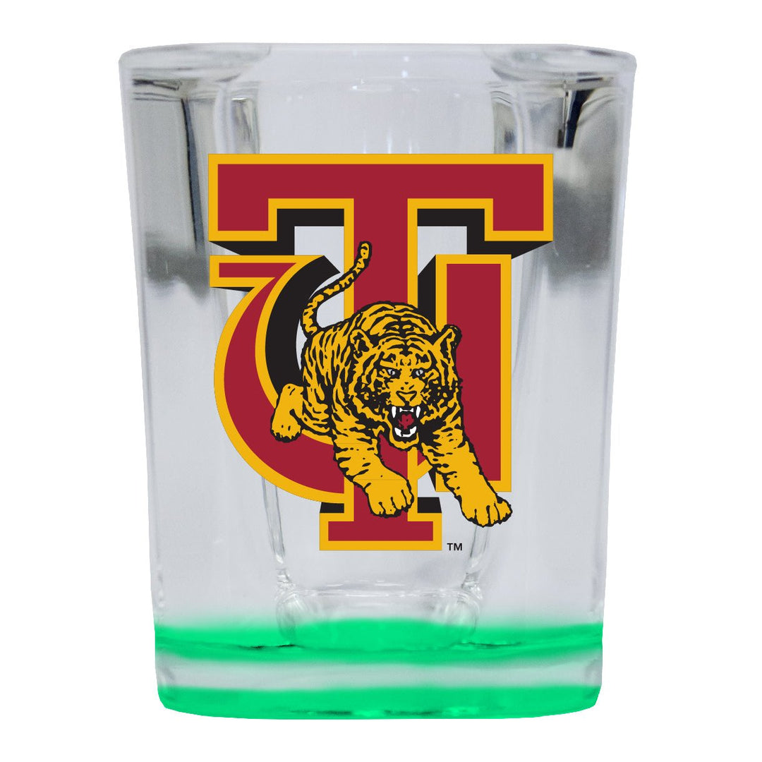 Tuskegee University 2 Ounce Shot Glass Square Officially Licensed Collegiate Product Image 1