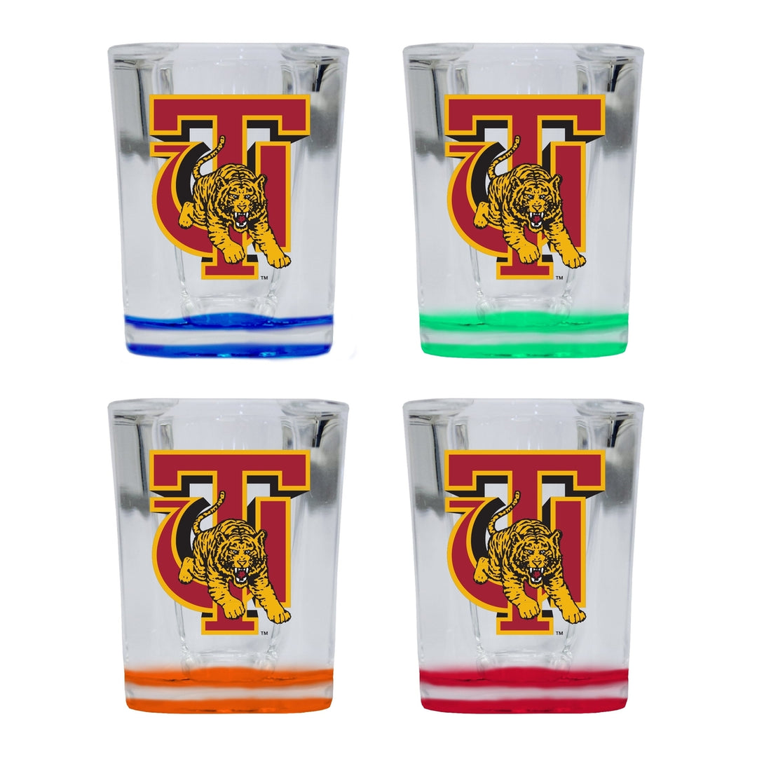 Tuskegee University 2 Ounce Shot Glass Square Officially Licensed Collegiate Product Image 4