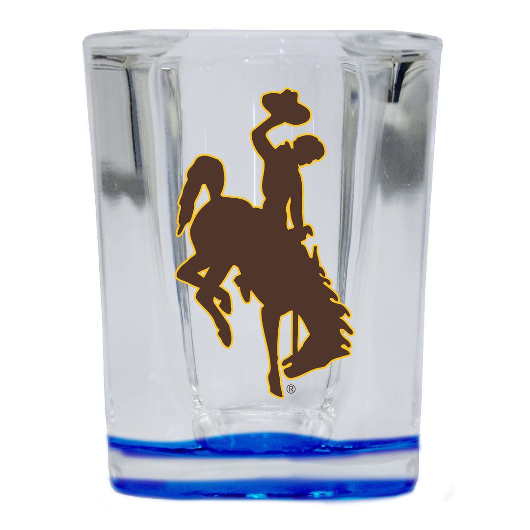 University of Wyoming 2 Ounce Shot Glass Square Officially Licensed Collegiate Product Image 4