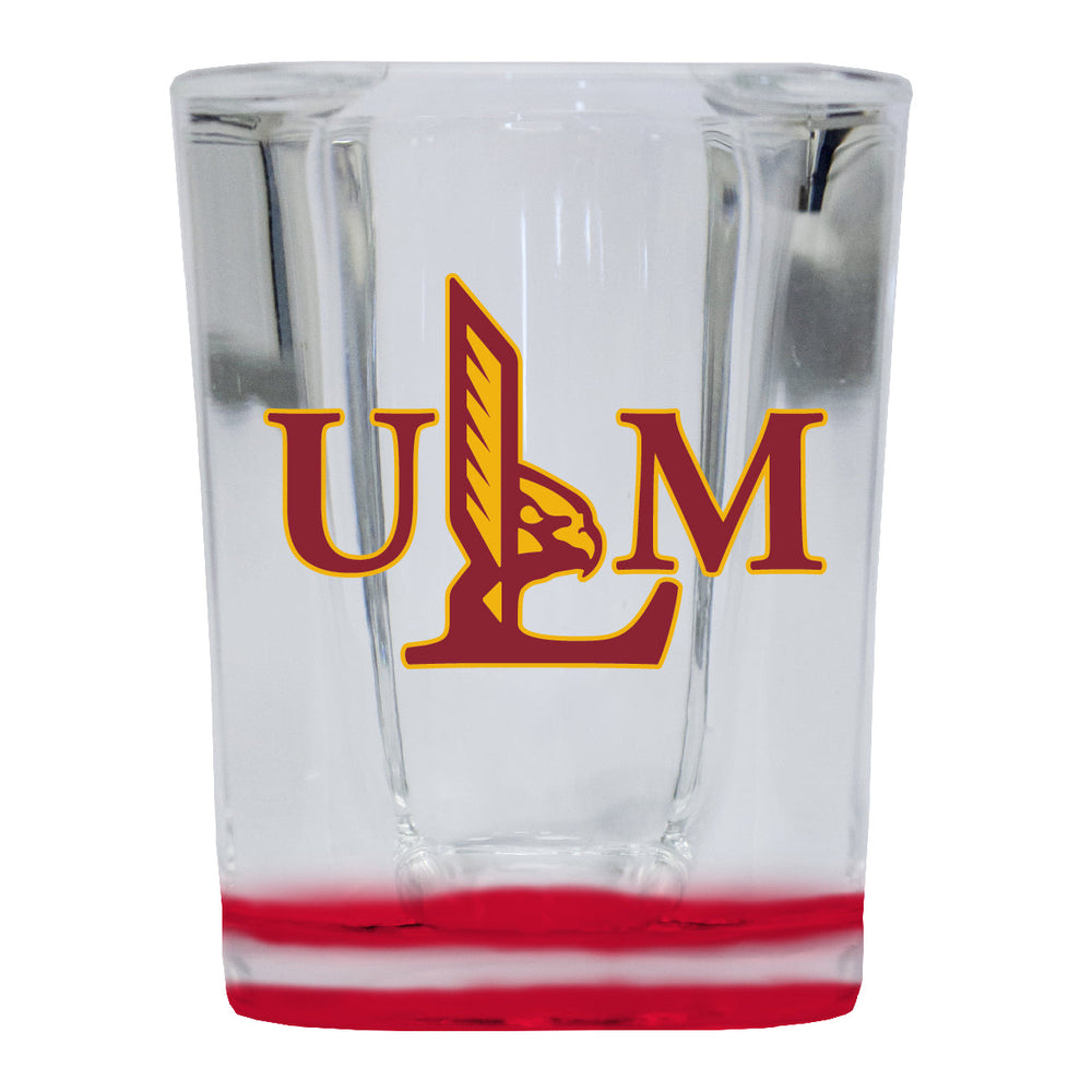 University of Louisiana Monroe 2 Ounce Shot Glass Square Officially Licensed Collegiate Product Image 2