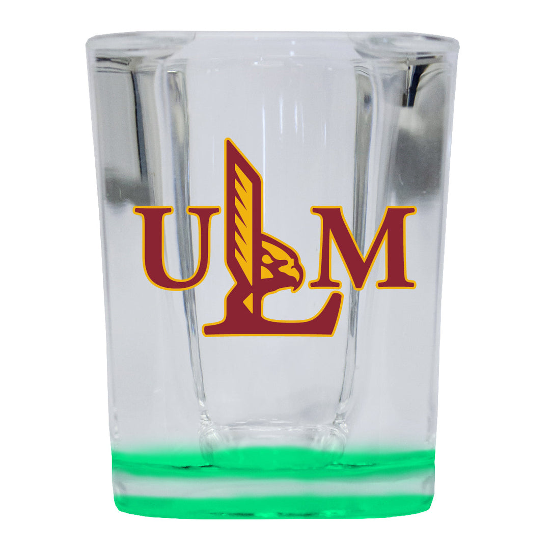 University of Louisiana Monroe 2 Ounce Shot Glass Square Officially Licensed Collegiate Product Image 3