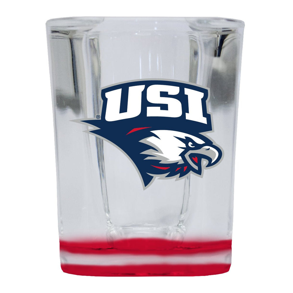 University of Southern Indiana 2 Ounce Shot Glass Square Officially Licensed Collegiate Product Image 2