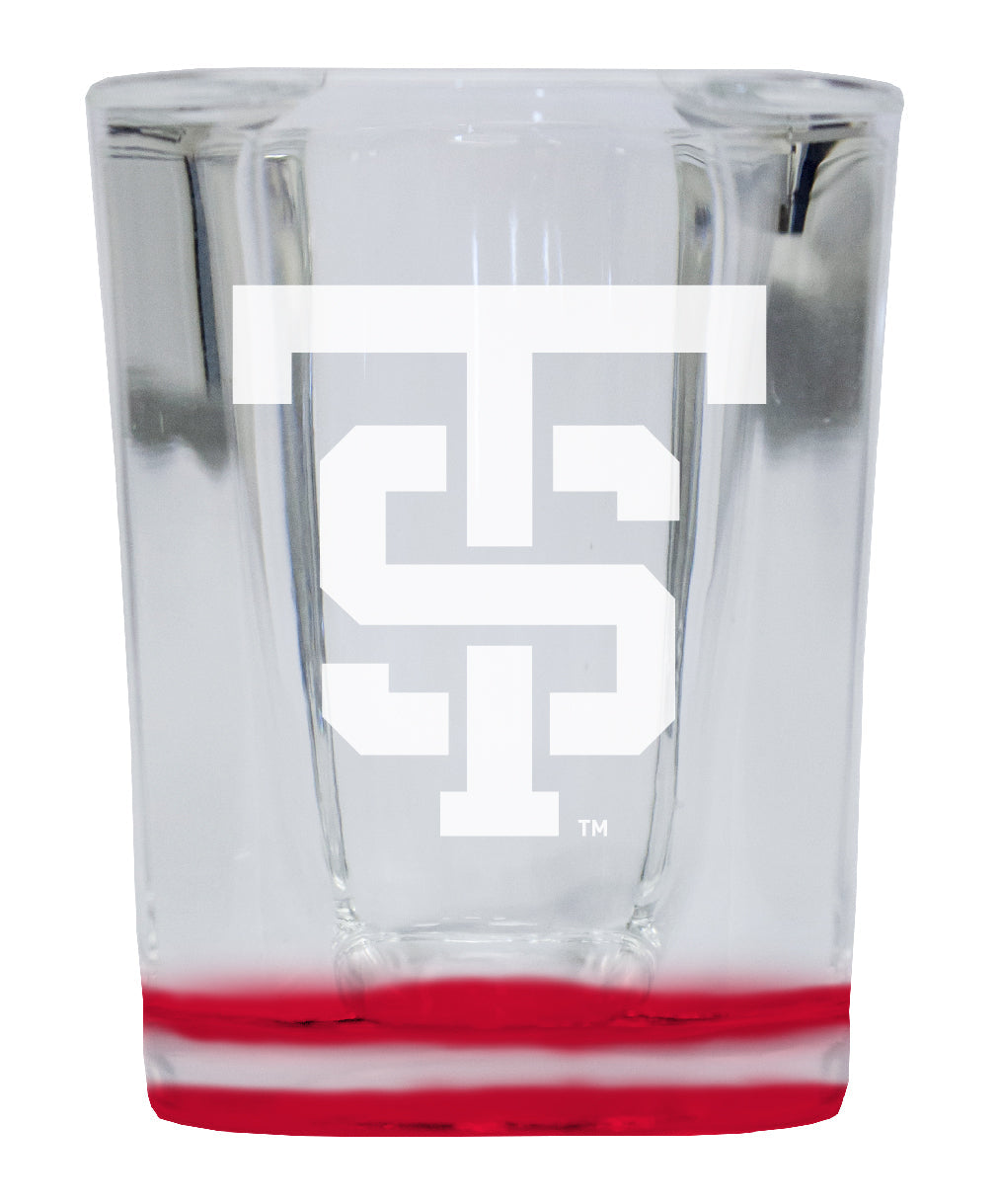 University of St. Thomas 2 Ounce Engraved Shot Glass Square Officially Licensed Collegiate Product Image 1