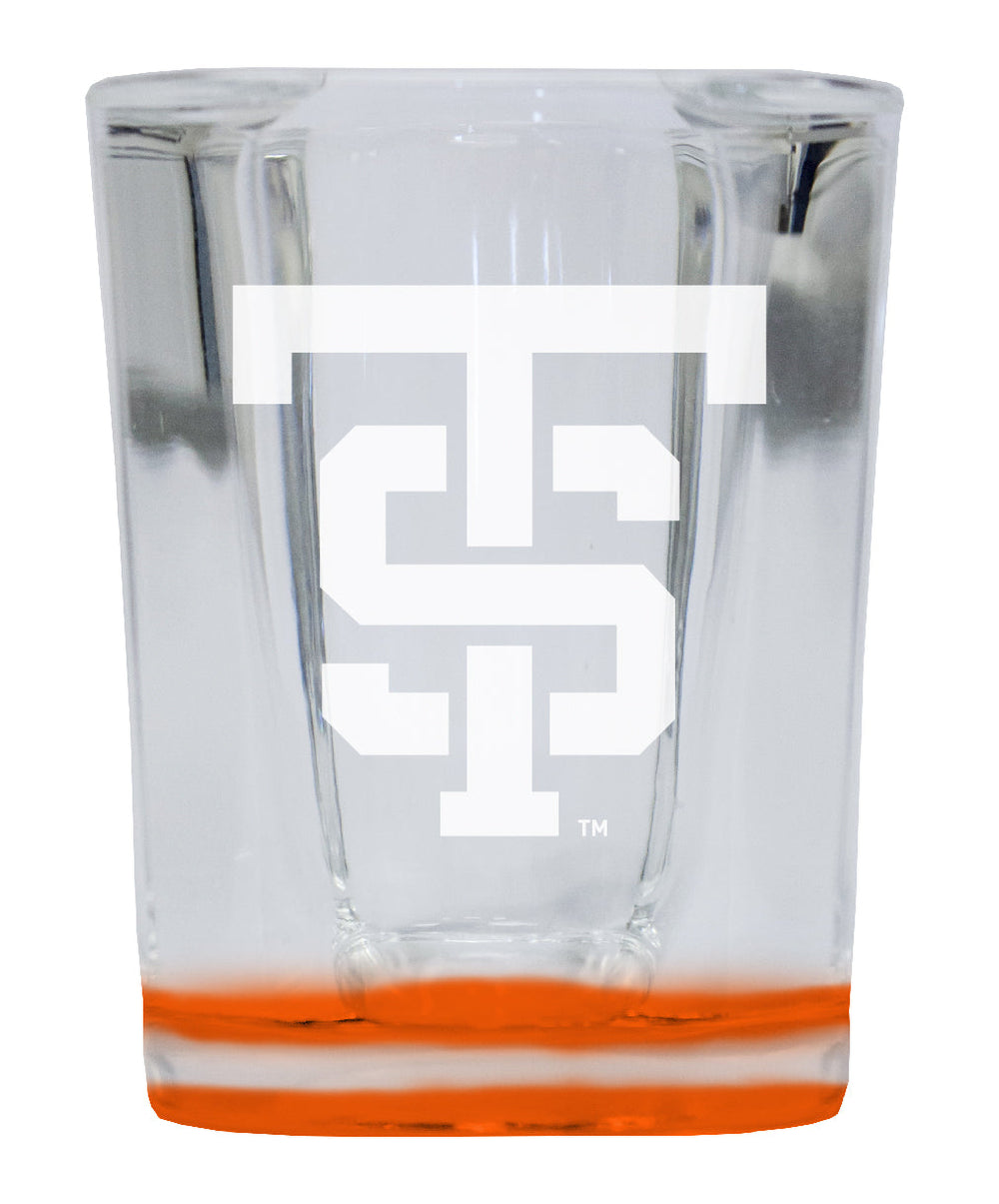 University of St. Thomas 2 Ounce Engraved Shot Glass Square Officially Licensed Collegiate Product Image 2