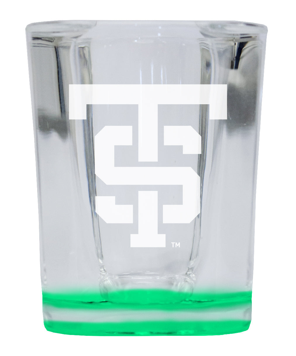 University of St. Thomas 2 Ounce Engraved Shot Glass Square Officially Licensed Collegiate Product Image 3