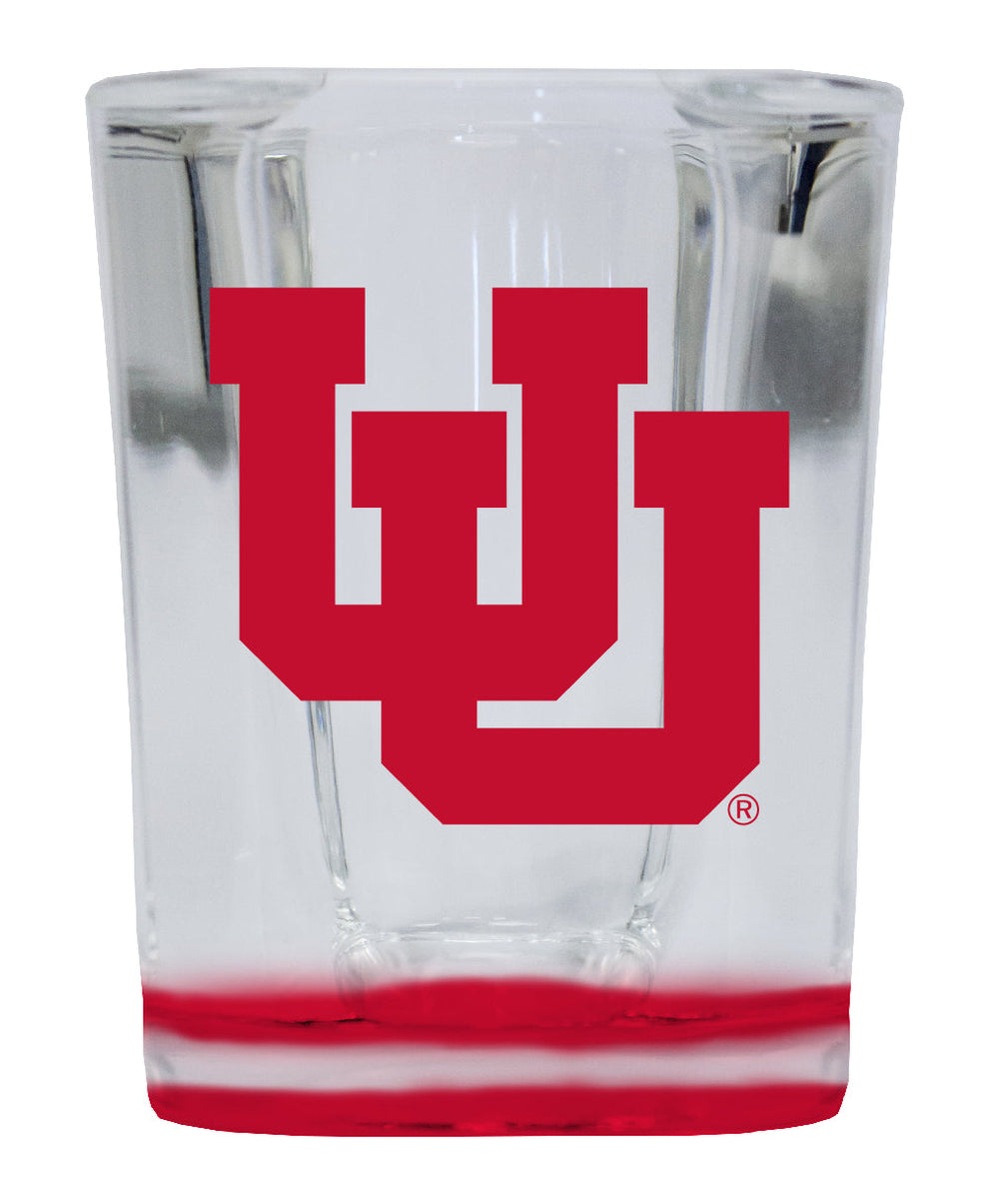 Utah Utes 2 Ounce Shot Glass Square Officially Licensed Collegiate Product Image 2