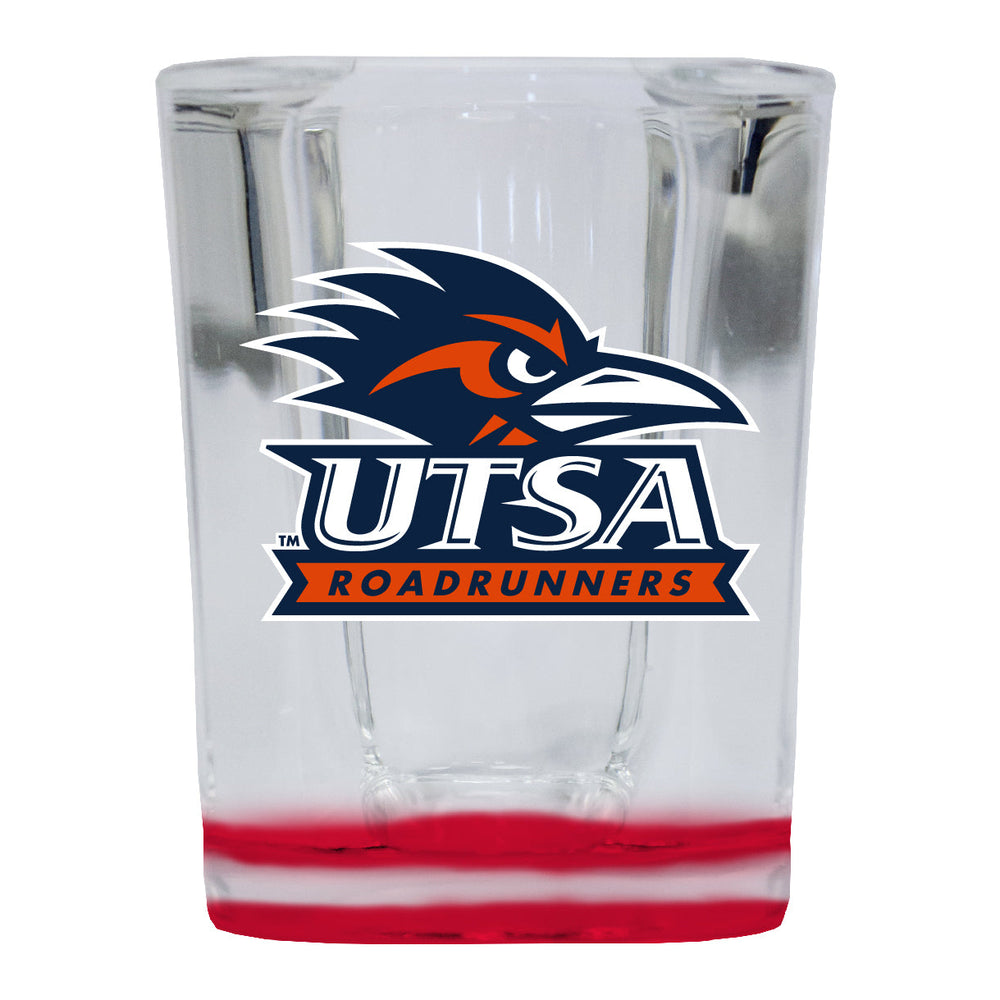 UTSA Road Runners 2 Ounce Shot Glass Square Officially Licensed Collegiate Product Image 2