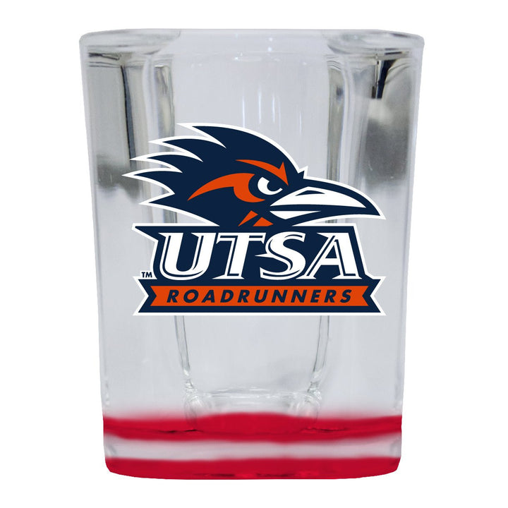 UTSA Road Runners 2 Ounce Shot Glass Square Officially Licensed Collegiate Product Image 1