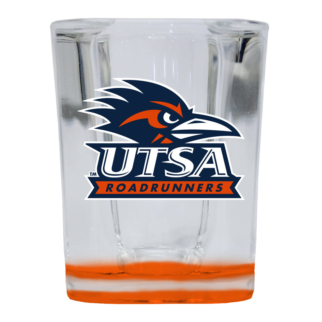 UTSA Road Runners 2 Ounce Shot Glass Square Officially Licensed Collegiate Product Image 3