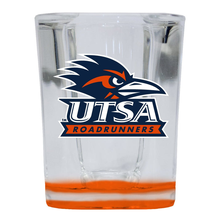 UTSA Road Runners 2 Ounce Shot Glass Square Officially Licensed Collegiate Product Image 1