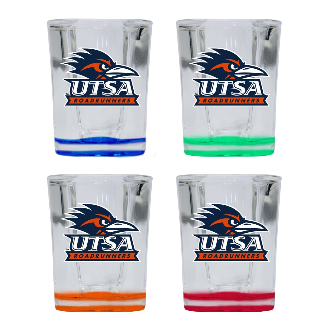 UTSA Road Runners 2 Ounce Shot Glass Square Officially Licensed Collegiate Product Image 4