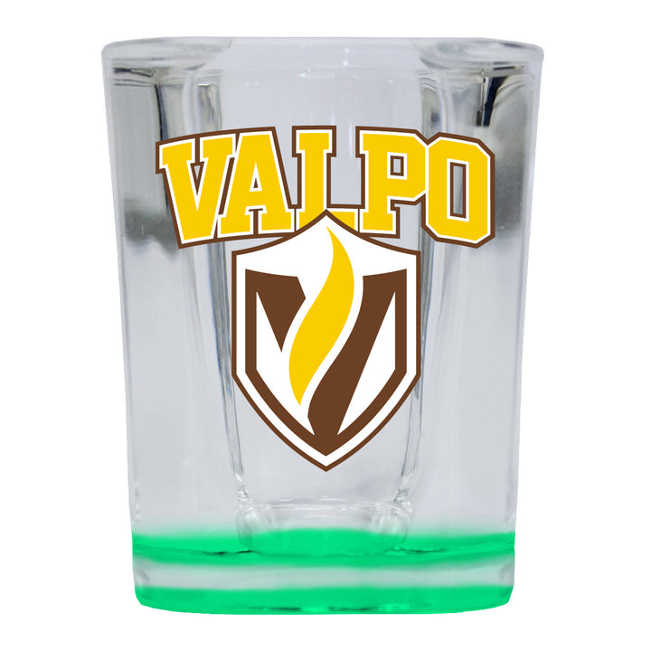 Valparaiso University 2 Ounce Shot Glass Square Officially Licensed Collegiate Product Image 3