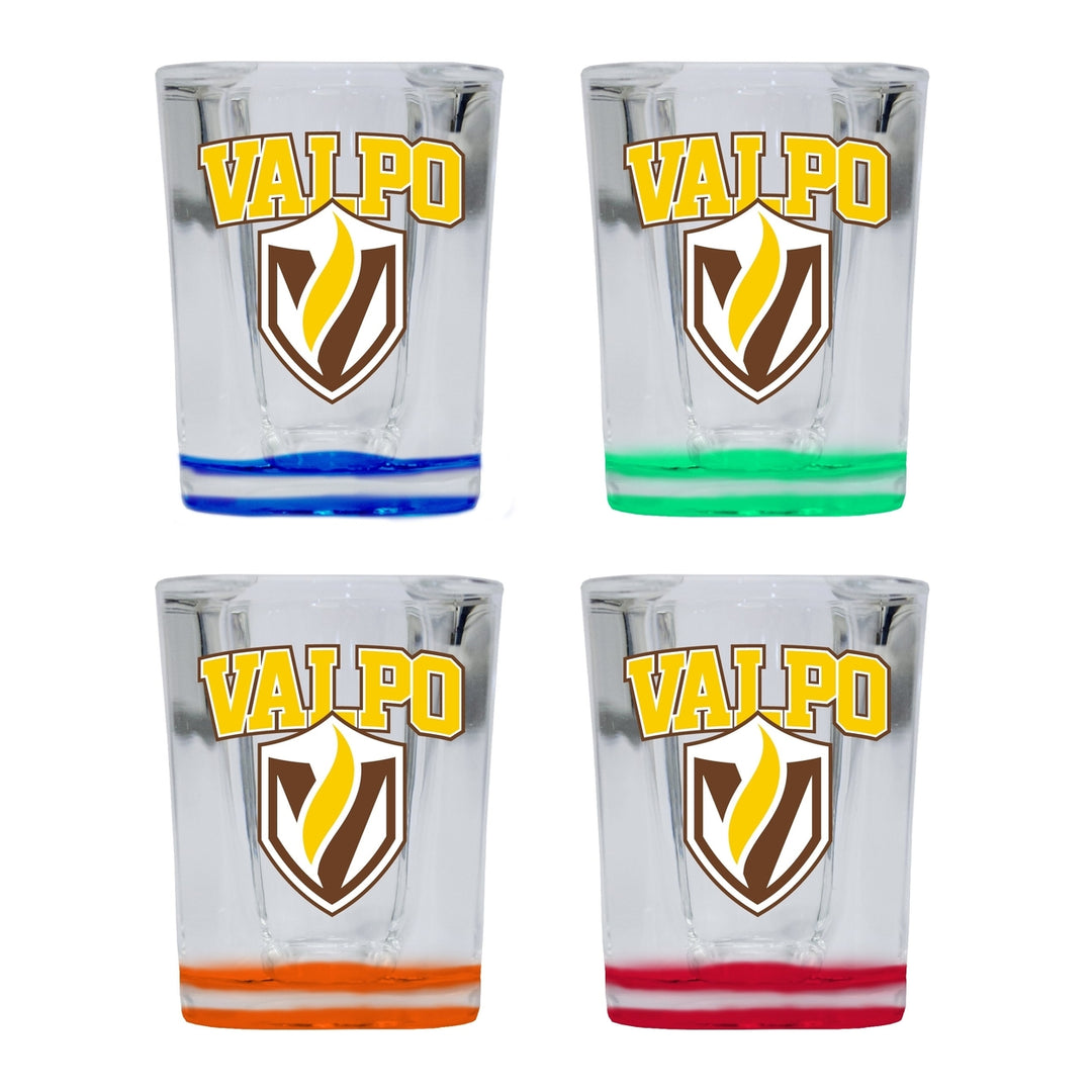 Valparaiso University 2 Ounce Shot Glass Square Officially Licensed Collegiate Product Image 4