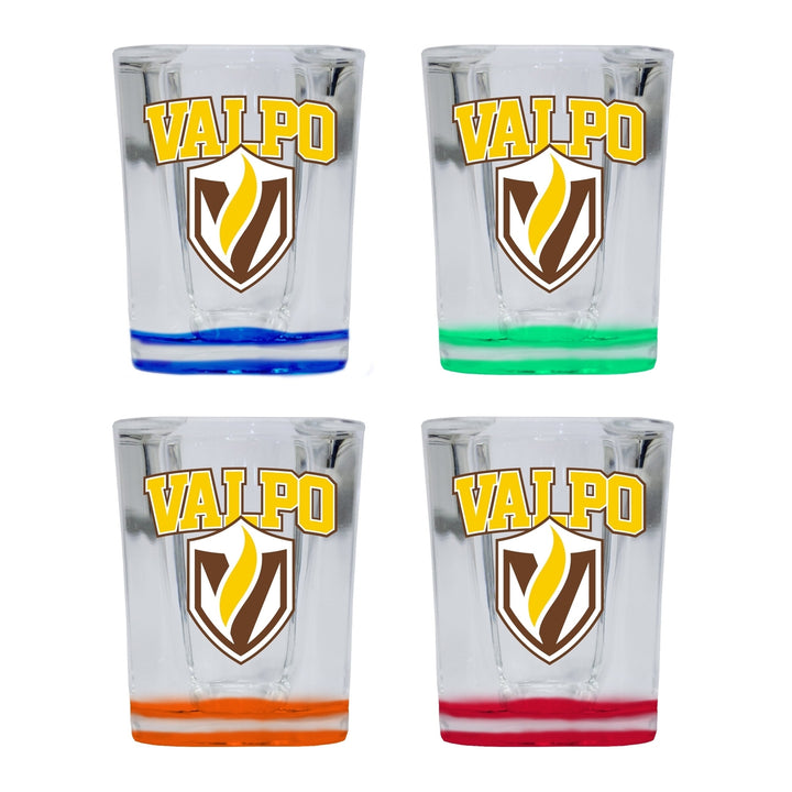 Valparaiso University 2 Ounce Shot Glass Square Officially Licensed Collegiate Product Image 4