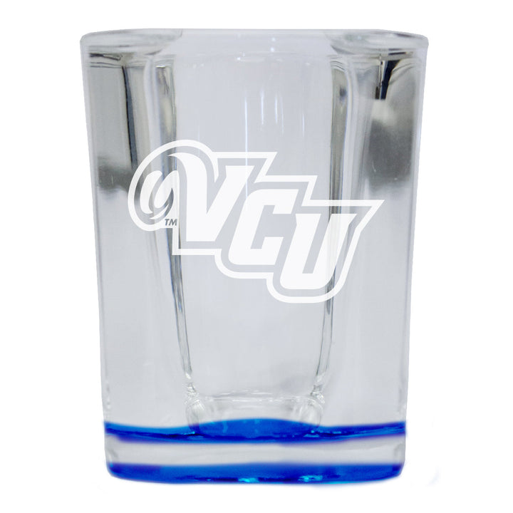 Virginia Commonwealth 2 Ounce Engraved Shot Glass Square Officially Licensed Collegiate Product Image 4