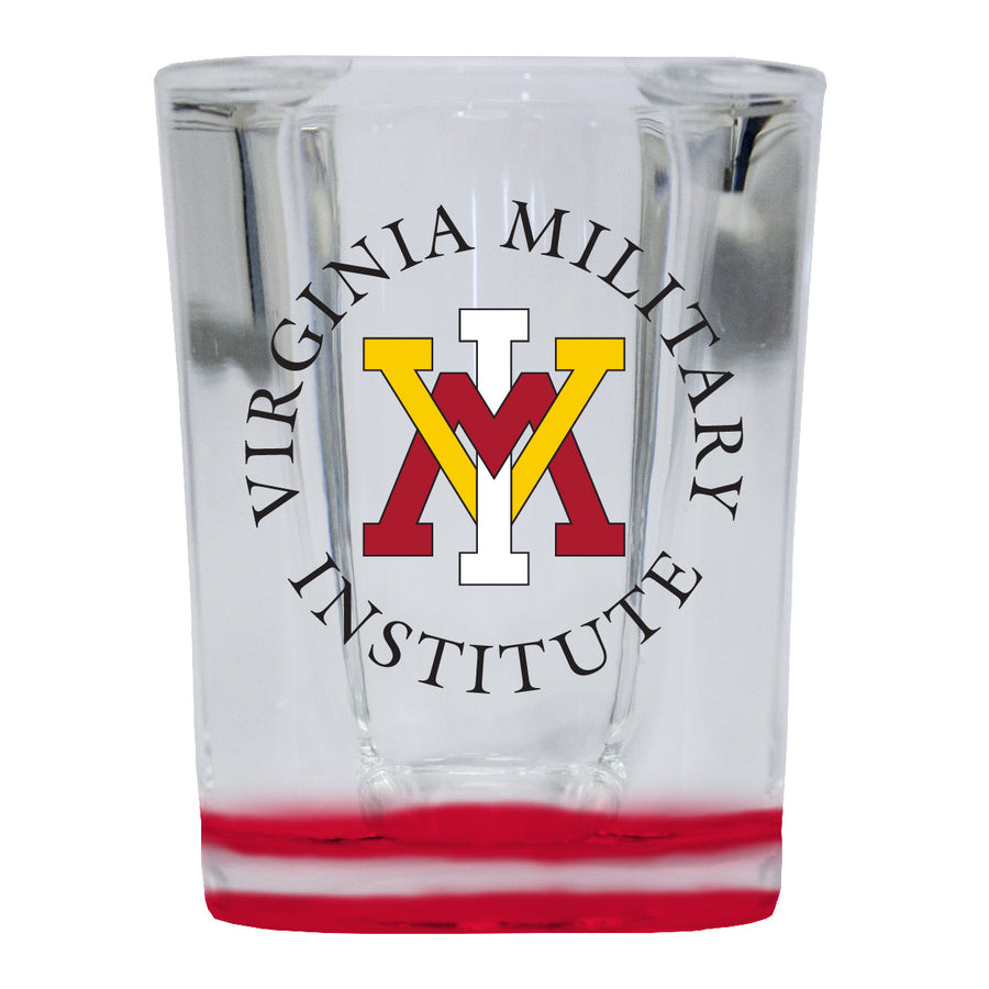 VMI Keydets 2 Ounce Shot Glass Square Officially Licensed Collegiate Product Image 1