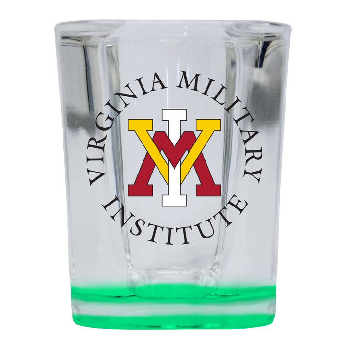 VMI Keydets 2 Ounce Shot Glass Square Officially Licensed Collegiate Product Image 3