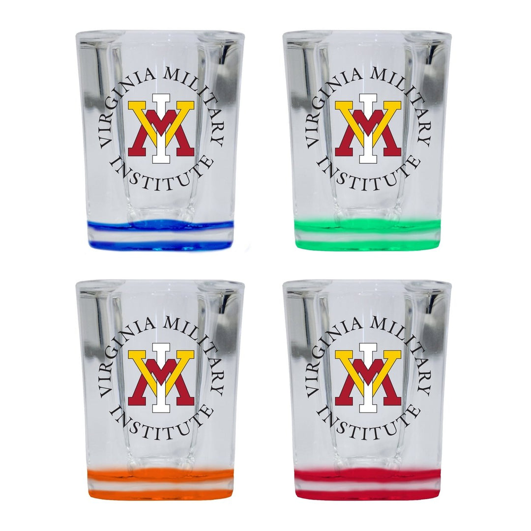 VMI Keydets 2 Ounce Shot Glass Square Officially Licensed Collegiate Product Image 4