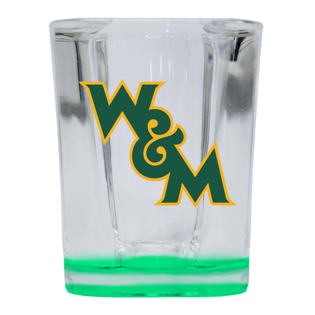 William and Mary 2 Ounce Shot Glass Square Officially Licensed Collegiate Product Image 3