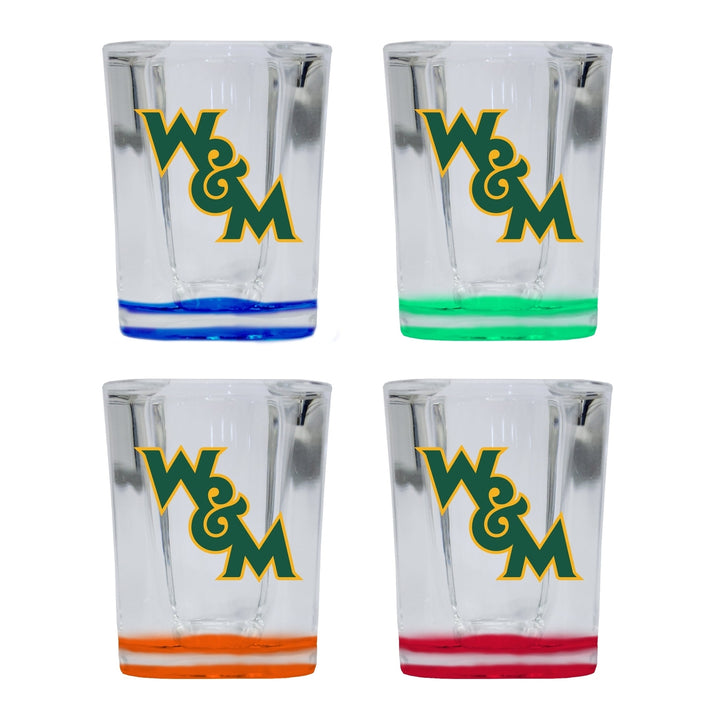 William and Mary 2 Ounce Shot Glass Square Officially Licensed Collegiate Product Image 4