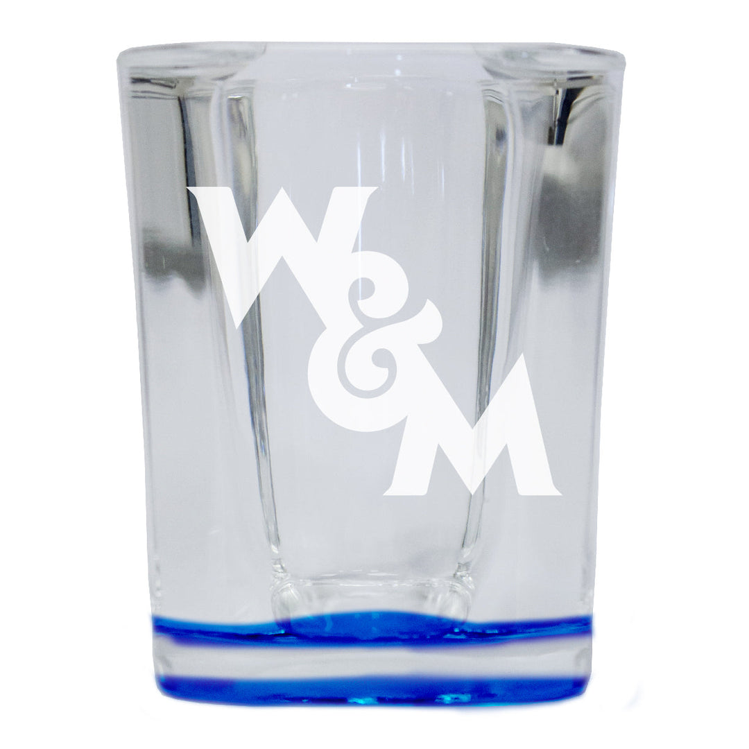 William and Mary 2 Ounce Engraved Shot Glass Square Officially Licensed Collegiate Product Image 4