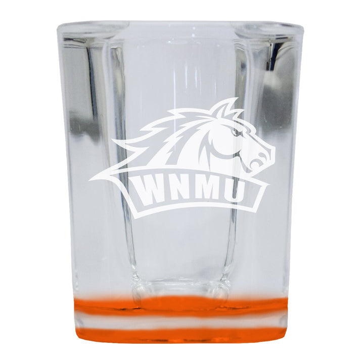 Western Mexico University 2 Ounce Engraved Shot Glass Square Officially Licensed Collegiate Product Image 2