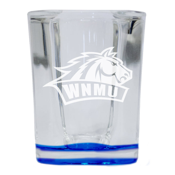 Western Mexico University 2 Ounce Engraved Shot Glass Square Officially Licensed Collegiate Product Image 4