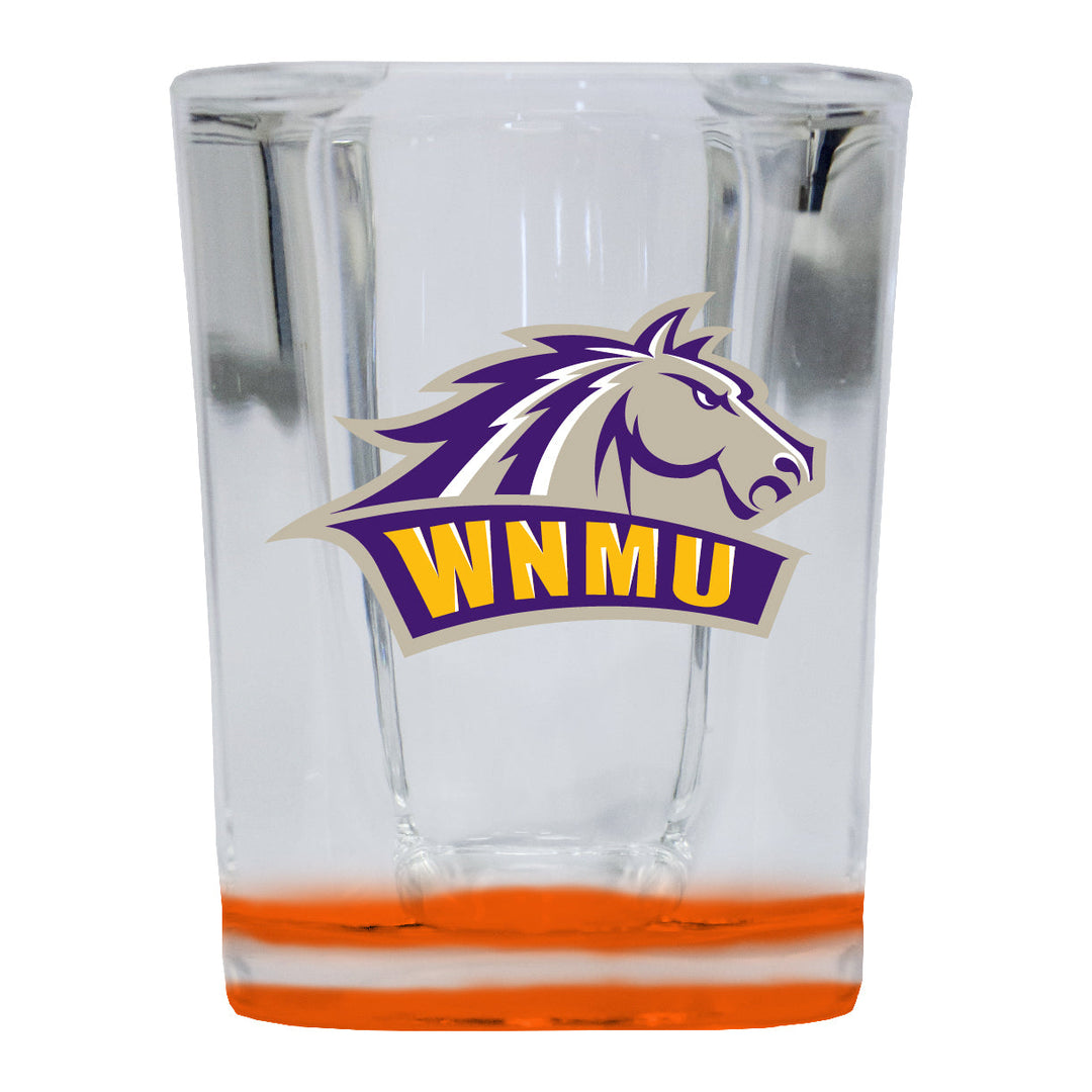 Western Mexico University 2 Ounce Shot Glass Square Officially Licensed Collegiate Product Image 1