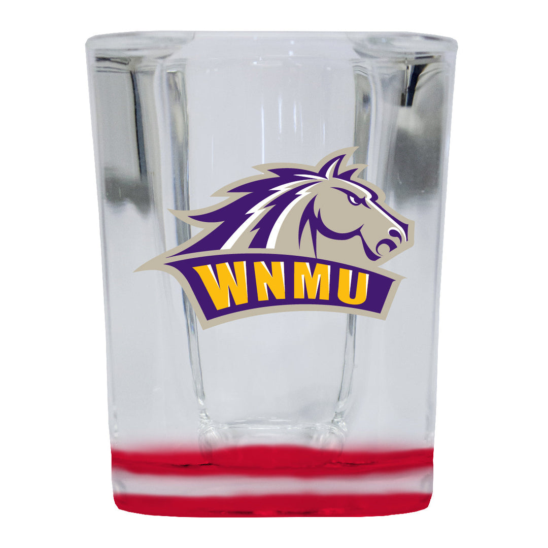 Western Mexico University 2 Ounce Shot Glass Square Officially Licensed Collegiate Product Image 2