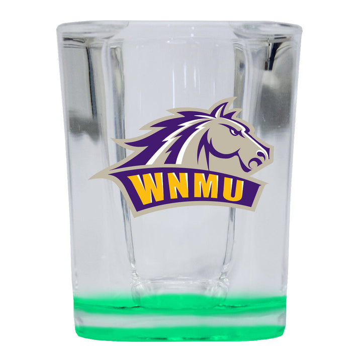 Western Mexico University 2 Ounce Shot Glass Square Officially Licensed Collegiate Product Image 3